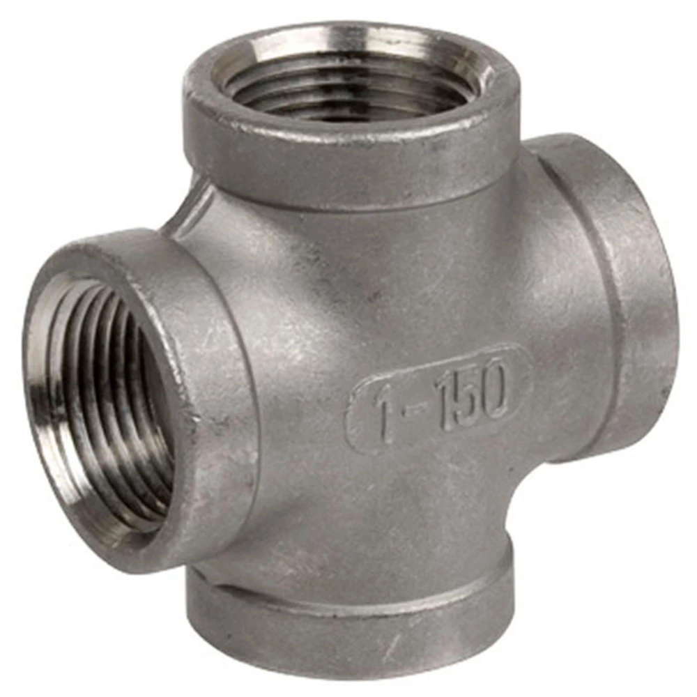 Крестовина Китай 3/8″ Ду10 Ру20 корпус – нержавеющая сталь AISI316, внутренняя резьба