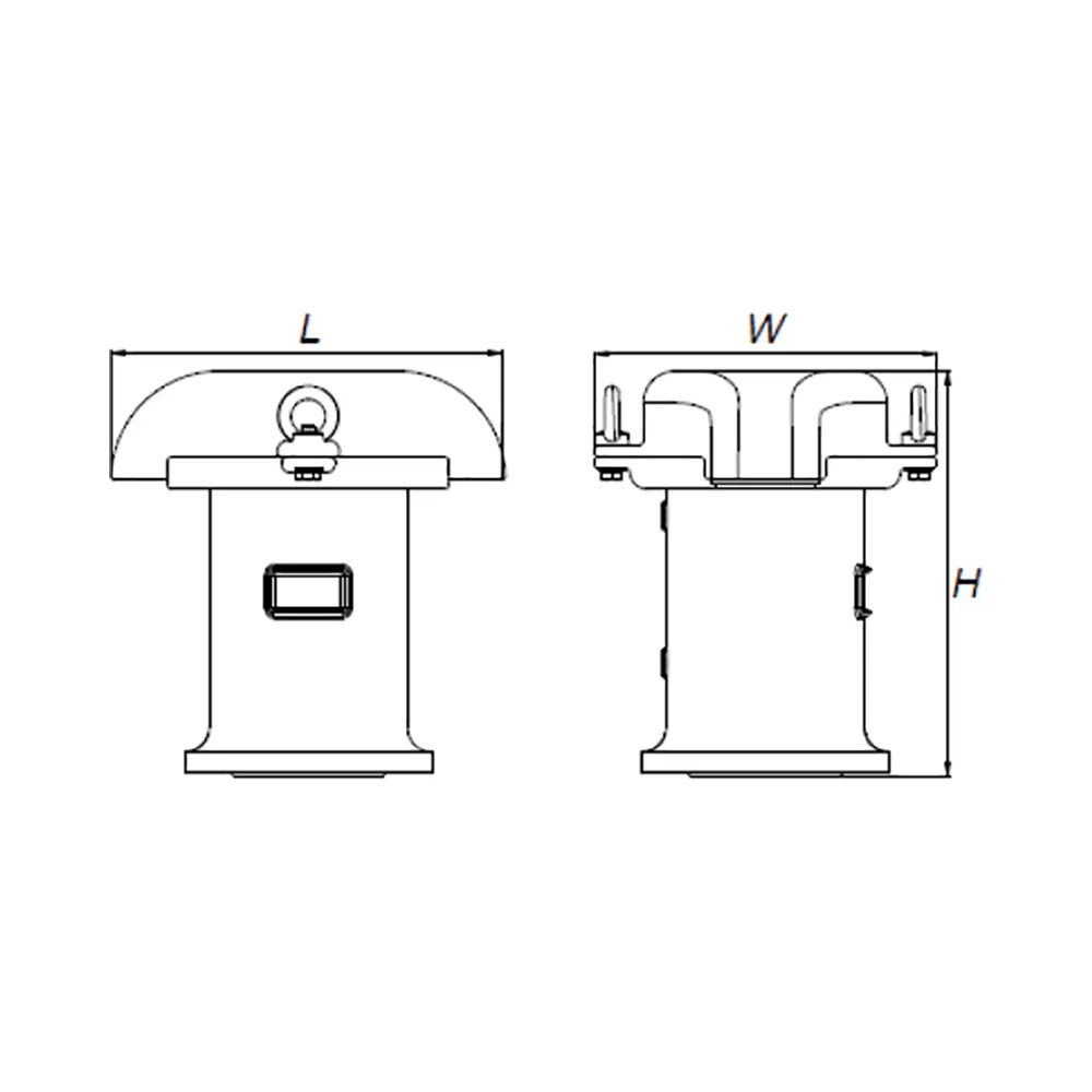 Эскиз Воздухоотводчик АДЛ Гранрег КАТ71 Ду80 Ру16 кинетический фланцевый 