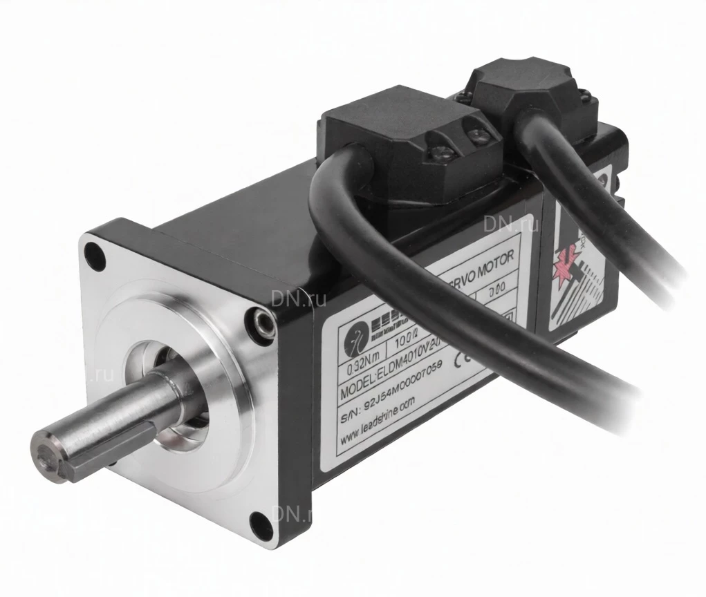 Серводвигатель LEADSHINE ELDM80100V48HM-A4-HD трехфазный, монтажное исполнение - фланец NEMA 32 (80мм), мощность - 0.8кВт, частота вращения - 3000об/мин, энкодер 1000PPR