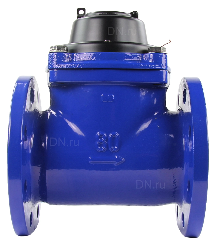 Счетчик холодной воды турбинный Декаст СТВХ-100 УК (300 мм) Ду100 Ру16 фланцевый, до 30°С, L=300 мм