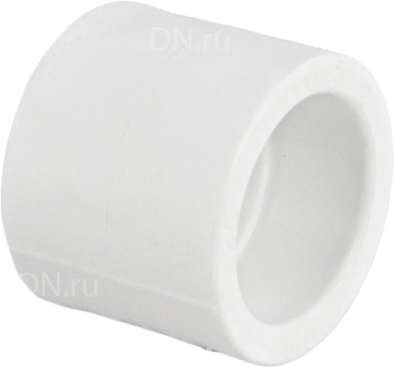 Муфта PPRC соединительная MeerPlast Дн50 Ру25 белая