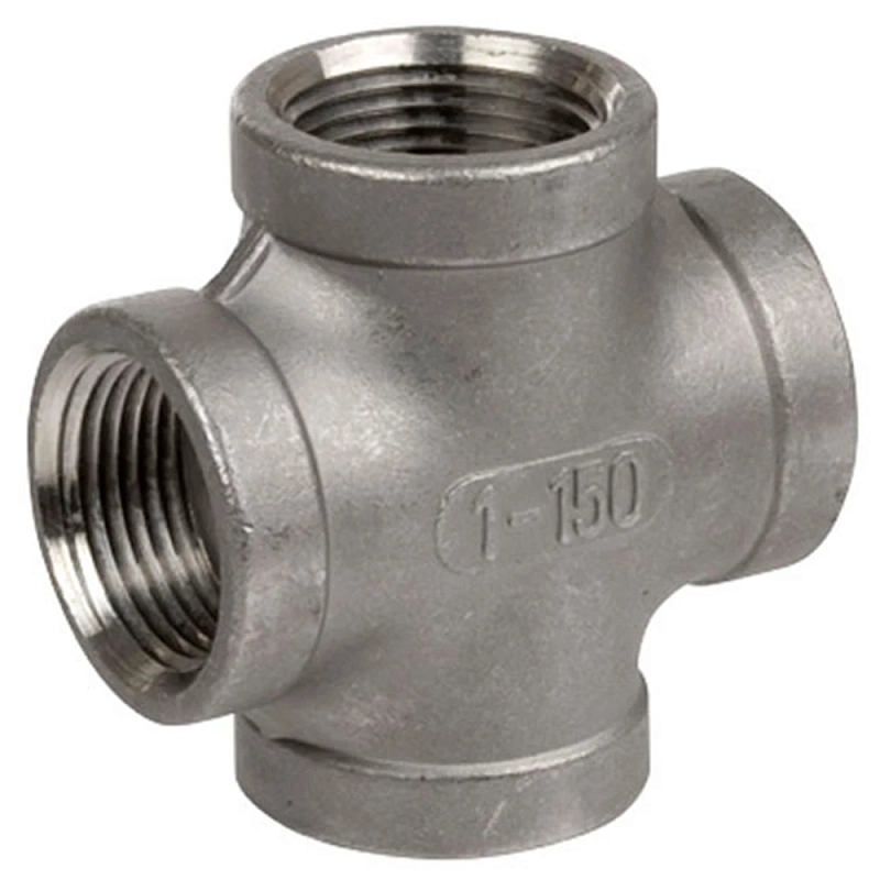 Крестовина Китай 3/8″ Ду10 Ру20 корпус – нержавеющая сталь AISI316, внутренняя резьба